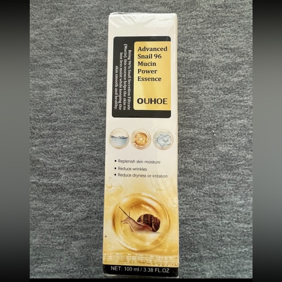 Ouhoe moisturizer advanced snail 96‎ mucin power essence hyaluronic acid wrinkle - Picture 1 of 13
